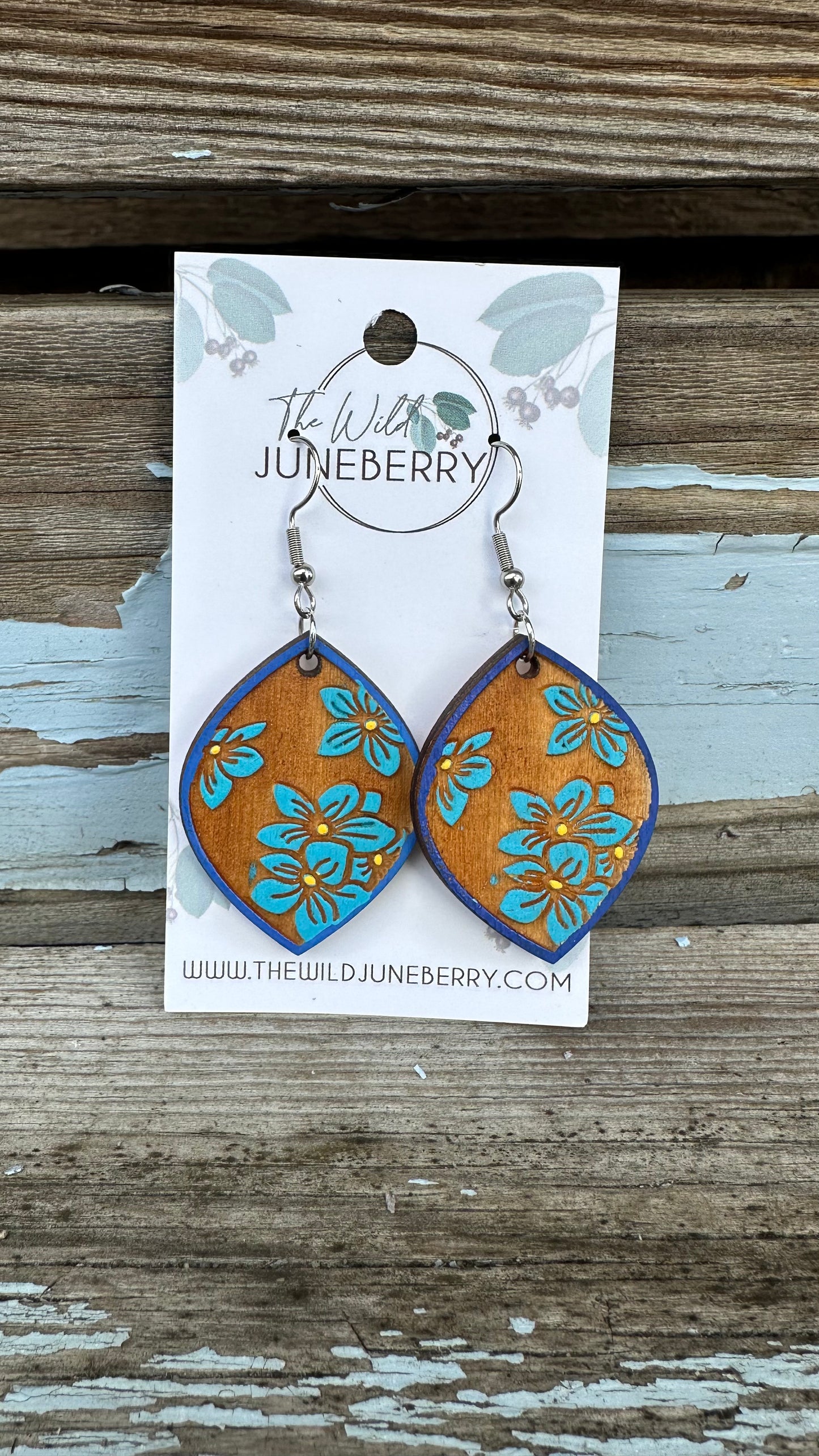 Forget-me-not Drop Earrings